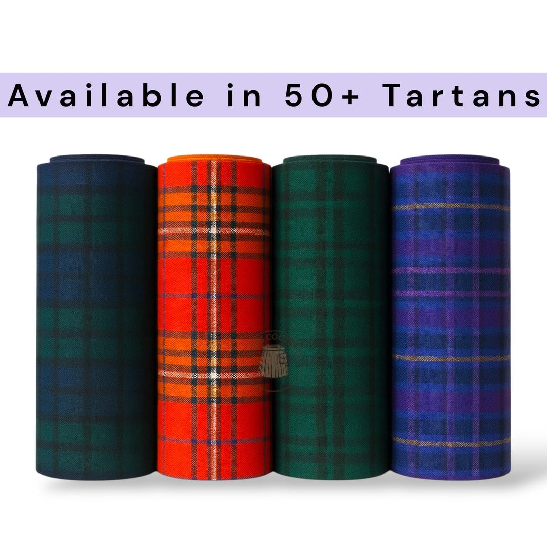Tartan Fabric Sold by Yard 13oz Highland Acrylic Wool Fabric With 54 ...