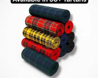 Tartan-Wollstoff Schüttgut 13 Unzen Acryl-Wollmischung 54 "breiter Scottish-Plaid-Stoff Für Kilts, Kunsthandwerk und Dekor: Erhältlich in mehr als 50 Tartans