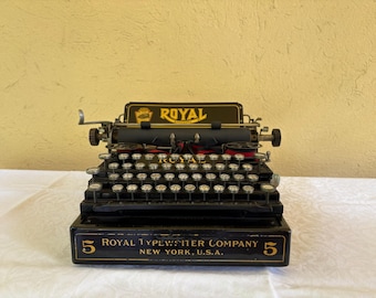 ヴィンテージ アンティーク 1931 ウッドストック 5N タイプライター