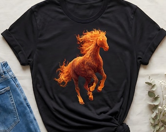 Maglietta Anno del Cavallo di Fuoco 2026, regalo per il Capodanno cinese, maglietta con zodiaco lunare, regalo per gli amanti dei cavalli