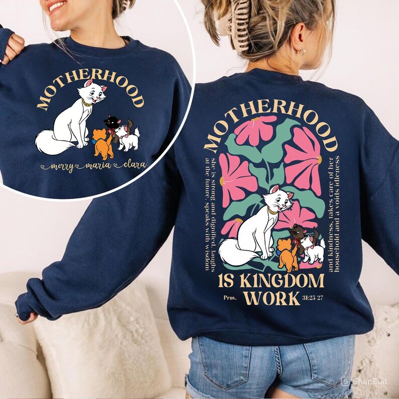 Mother Is Kingdom Work PNG, Disney Mom Vibe, Digital Download, Princess Mama, Mother’s Day, Meridza & Rapunzle Mom Sublimation Design image 3