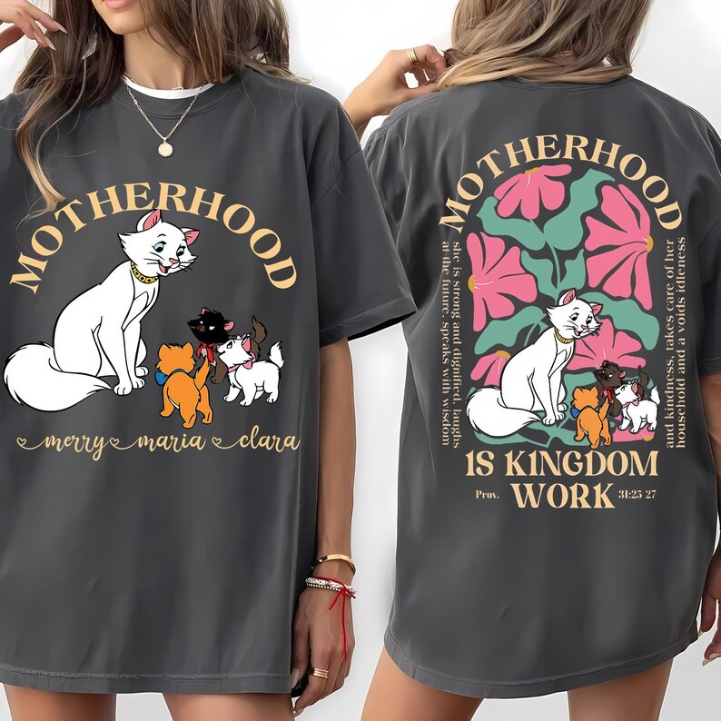 Mother Is Kingdom Work PNG, Disney Mom Vibe, Digital Download, Princess Mama, Mother’s Day, Meridza & Rapunzle Mom Sublimation Design image 2