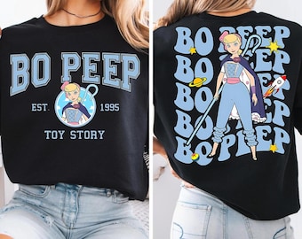 Bo Pep de Toy Stories PNG, Vibra de Pixar, Descarga digital, Bo Pep Est. 1995, Sublimación de Disney Toi Storíe Land, Diseño de Magic Kingdom
