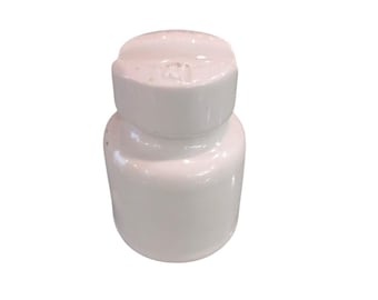 Zabytkowy ceramiczny izolator elektryczny ZSRR | Porcelanowa część linii wysokiego napięcia | Radziecki przedmiot kolekcjonerski w stylu industrialnym