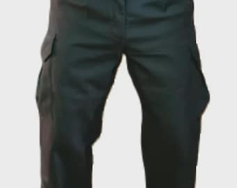 Pantalones utilitarios de forro polar de invierno | Pantalones cargo verde oliva para exteriores | Ropa de trabajo abrigada tallas XXL–XXXL