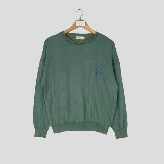 Balmain, Vintage PIEERE BALMAIN PARIS Logo Embroidered Pierre Balmain Jumper Pullover Pierre Balmain Crewneck Sweater Pierre Balmain Casual Outfit