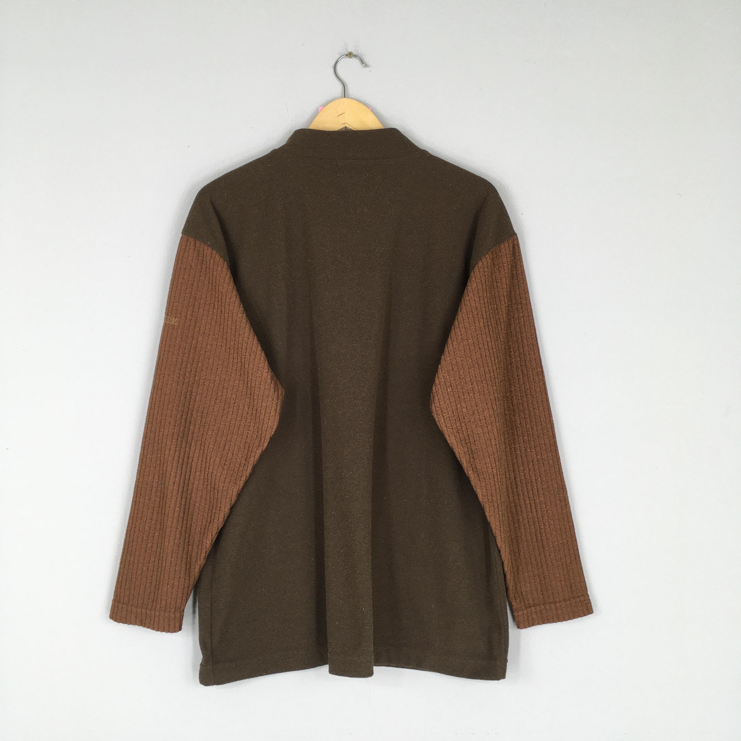 Vintage MCM Collection Fashion Designer Quarter Zipper Sweatshirt