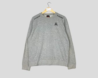 Vintage LE COQ SPORTIF Crewneck Sweatshirt Big Logo Le Coq Sportif Sportswear Brand Jumper Pullover Le Coq Sportif Unisex Sweater Casual