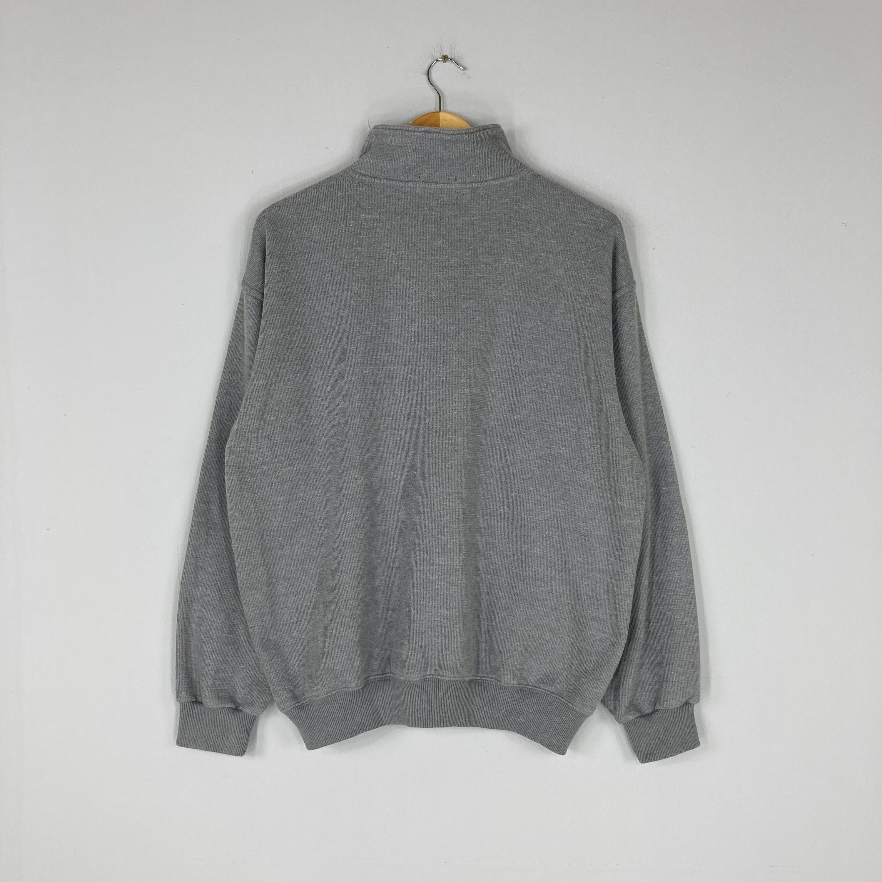 Vintage MCM Collection Fashion Designer Quarter Zipper Sweatshirt 
