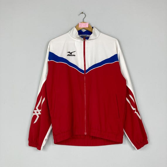 【old Mizuno】Vintage Raglan Track Jacket Vintage MIZUNO Full Zipper Jacket Small Logo Mizuno Japanese