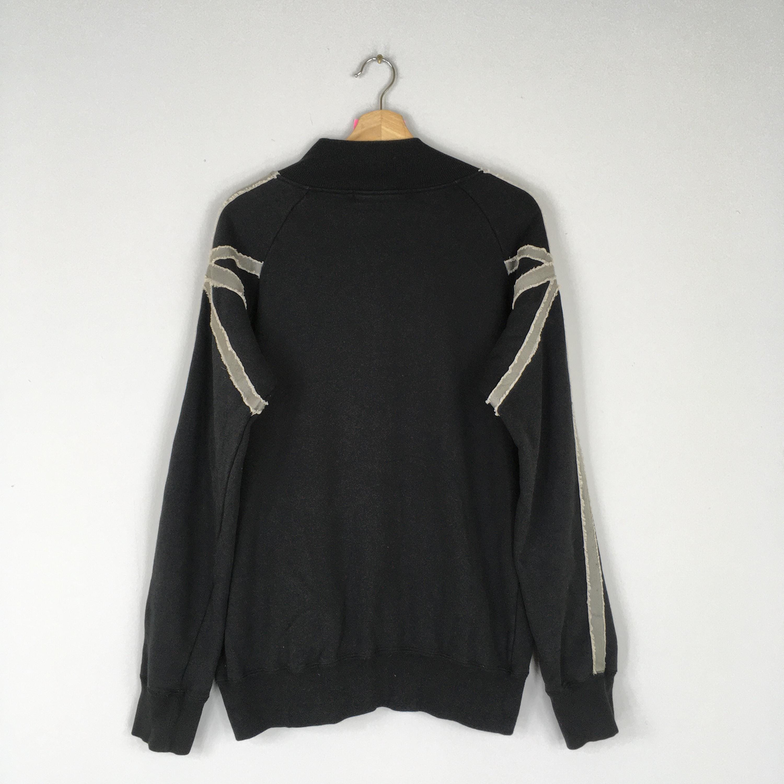 Vintage FRENCH Connection Crewneck Full Zipper Sweatshirt Plain