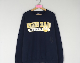 Vintage Northern Colorado Bears Crewneck Sweatshirt Big Logo Northern Colorado Bears Jumper Pullover Northern Colorado Bears Unisex Sweater
