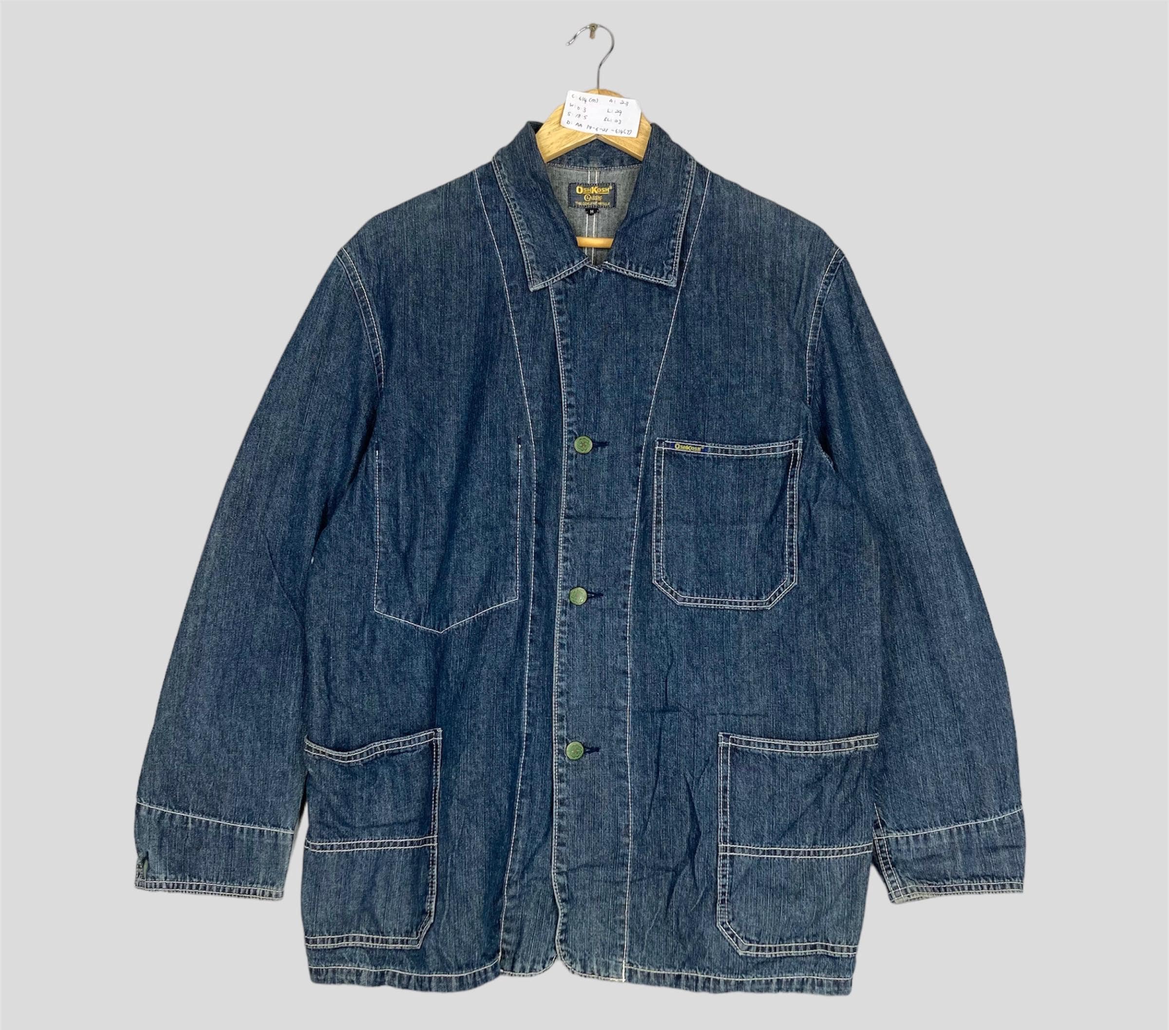 ジャケット・アウター OSHKOSH denim jacket work jacket 1970's OSHKOSH Denim Work Jacket | Unwave