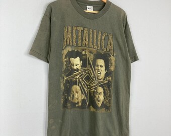 Vintage 90s Metallica 98 Tour by Tag Murina Roundneck T-shirt Big