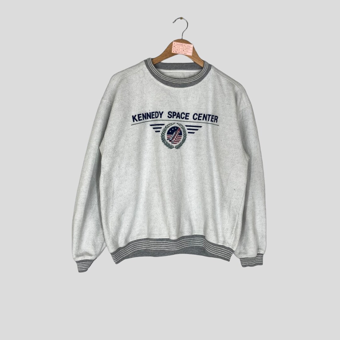 Vintage 90s KENNEDY SPACE CENTER Usa Crewneck Sweatshirt Big Logo ...