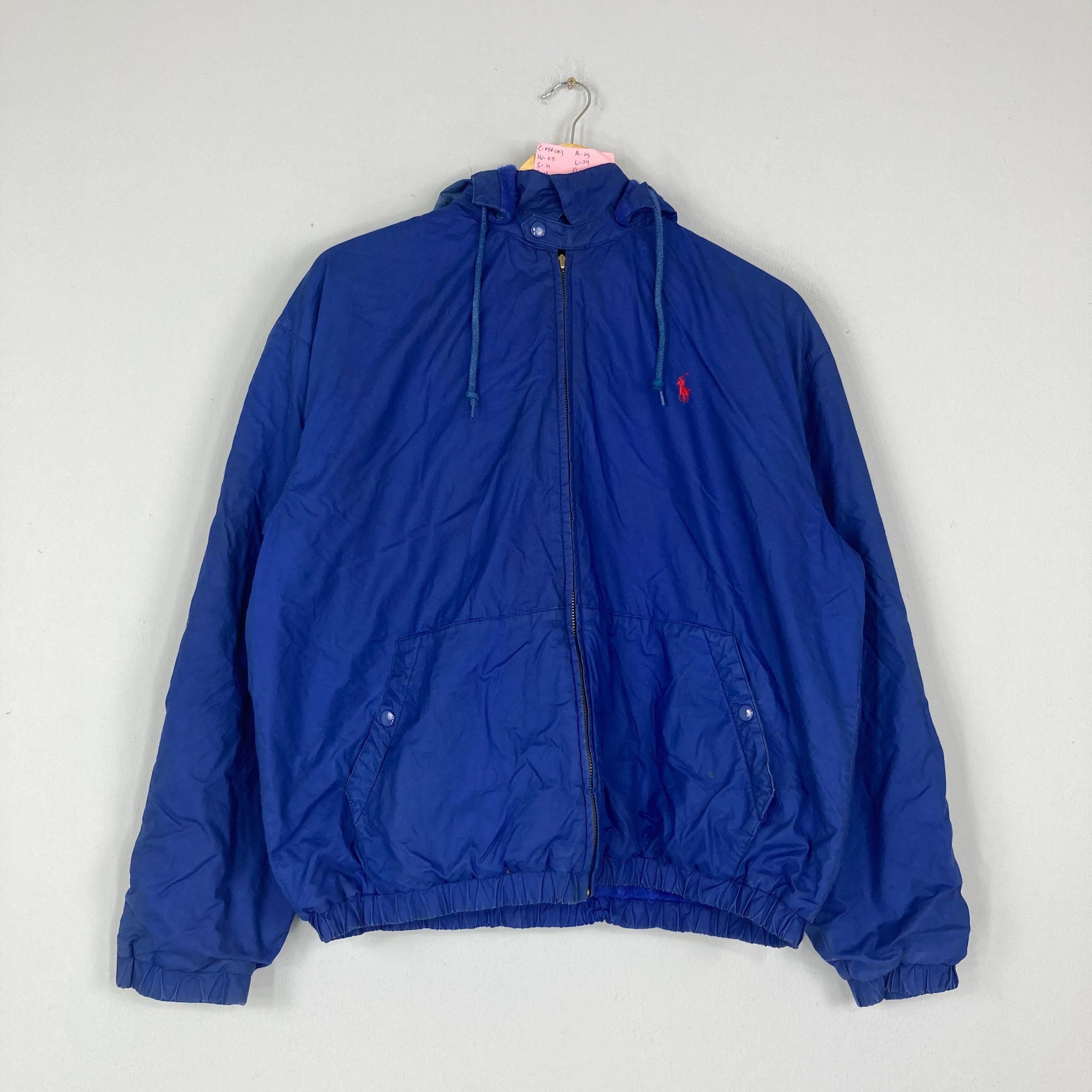 Vintage 90s POLO RALPH LAUREN Small Pony Zipper Bombers Jacket 