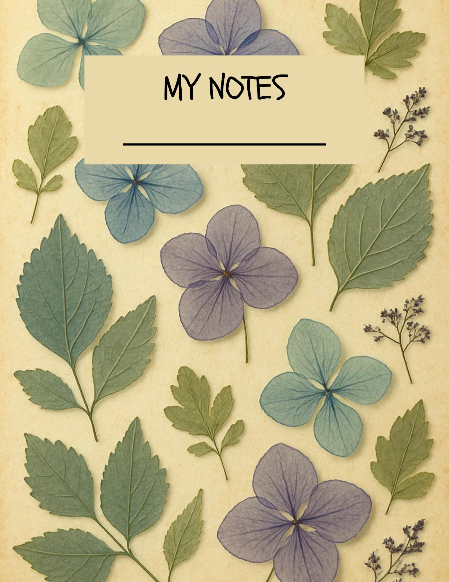 Aesthetic Notebook 60-Page A4 Lined Journal for Writing, School & Office Use Minimal Cute Stationery Gift for Journaling