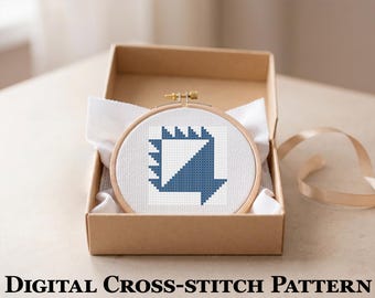 Petit présentoir à gâteau patchwork – mini motif de point de croix 30 x 30, petit PDF point rapide