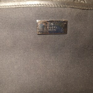 Authentic Gucci black guccissima clutch wristlet with leather strap GG monogram iconic design great condition very clean bild 13
