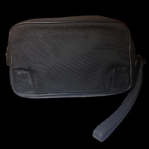Authentic Gucci black guccissima clutch wristlet with leather strap GG monogram iconic design great condition very clean bild 1