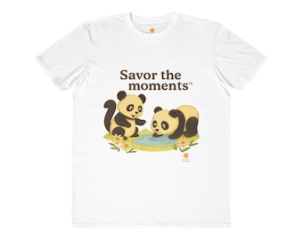 Panda, Men's Lightweight Fashion Tee