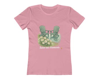Adirondack Chair Women's Tee, Relaxing Summer Vibe Shirt, Casual Beachwear, Perfect for Spring Events, Gift for Nature Lovers