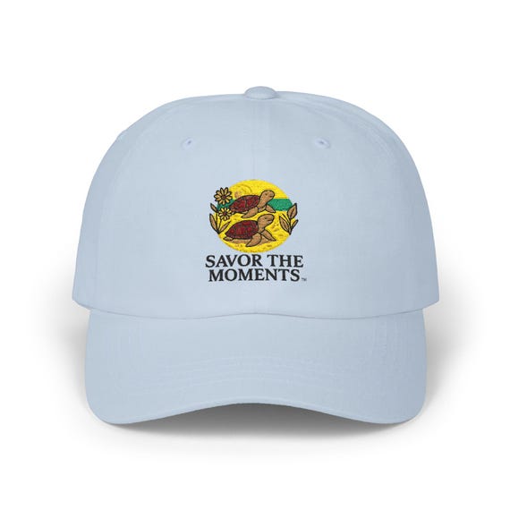 Savor the Moments Classic Dad Cap | Casual Everyday Hat, Perfect Gift for Dads, Outdoor Adventures, Summer Days, Stylish Accessories