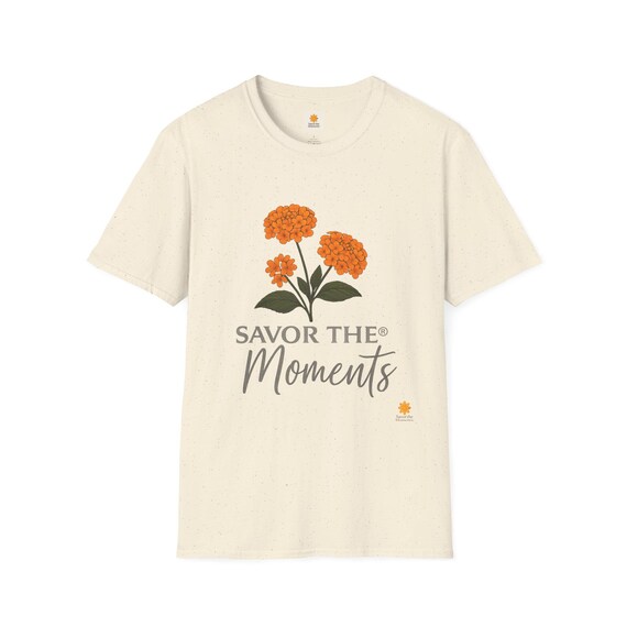 Floral Unisex T-Shirt: Savor the Moments, Nature-Inspired Fashion