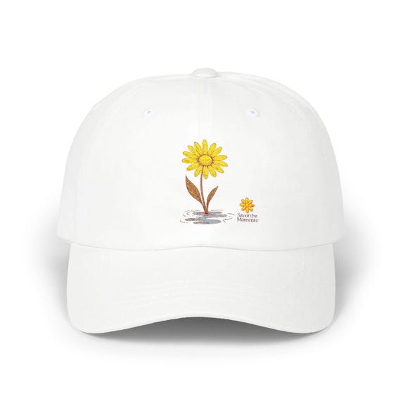 Floral Dad Cap, Sunflower Hat for Men, Casual Summer Accessory, Gift for Dad, Everyday Wear, Adjustable Cap