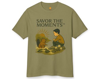 Animal, Nature-Inspired Cotton Tee, Eco-Friendly, Family Gift, Outdoor Fun, Nature Apparel, Kids & Adult Tee