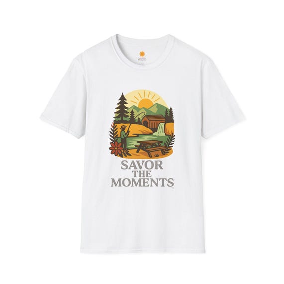 Nature-Inspired Unisex T-Shirt, Savor the Moments Tee, Outdoor Adventure Shirt, Gift for Nature Lovers, Eco-Friendly Casual Wear, [...]