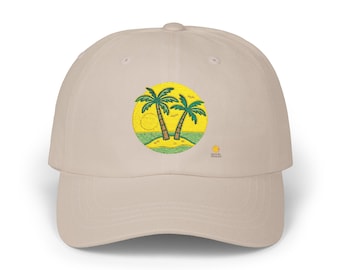 Palm Trees, Classic Dad Cap, Savor the Moments