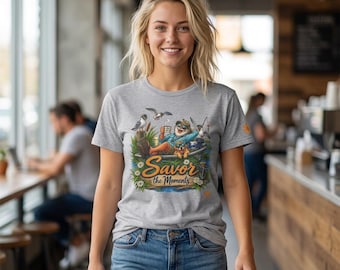 Fishing coffee mug graphic tee | T-Shirt, Animal Lovers, Weekend outings