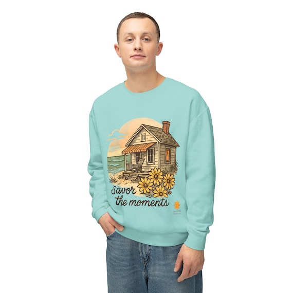 Coastal Cottage Sweatshirt: Ring-Spun Cotton Crewneck
