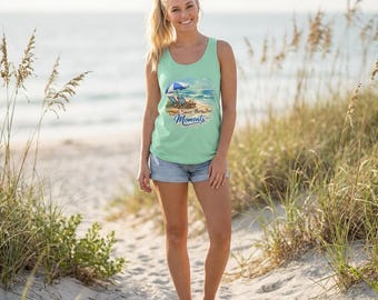 Beach Scene Savor the Moments Tank Top | Summer Coastal Vibes