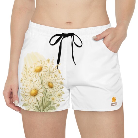 Floral Casual Shorts for Women - Perfect for Summer, Beach Days, Gardening, Relaxation, and Everyday Wear