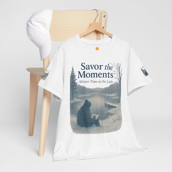 Savor the Moments Unisex Cotton Tee | Cozy Lake Vibes | Perfect for Outdoor Lovers, Gift for Nature Enthusiasts, Casual Wear, [...]