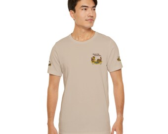 Chipmunk Sunny Days Graphic Tee, Unisex Summer Shirt, Cute Animal Design, Gift for Her, Everyday Casual Wear, Nature Lover Fashion