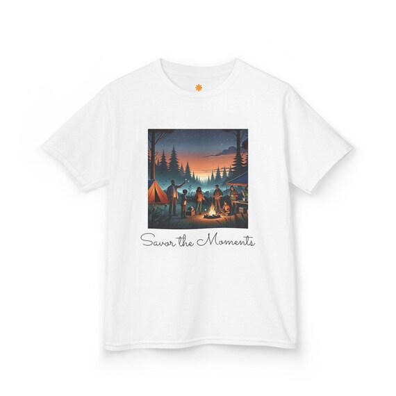 Kids Camping Adventure Tee: Outdoor Nature Lover Shirt