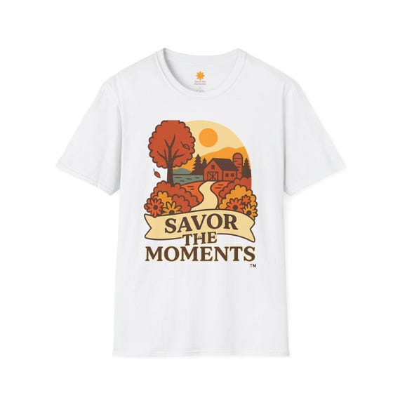 Autumn Vibes T-Shirt, Savor the Moments Tee, Fall Heritage Shirt, Nature Lover Gift, Cozy Casual Wear