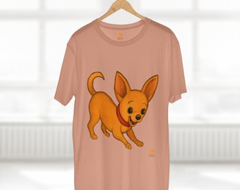 Chihuahua dog lover shirt | Cute Cartoon Pet Tee, Funny Small Dog Graphic T-Shirt, Savor the Moments TM Fur Baby Gift
