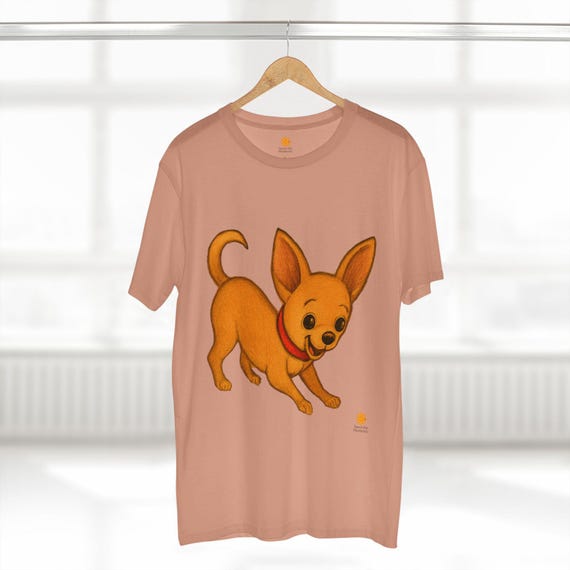 Chihuahua dog lover shirt | Cute Cartoon Pet Tee, Funny Small Dog Graphic T-Shirt, Savor the Moments TM Fur Baby Gift