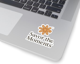 Daisy logo Sticker | Kiss-Cut Sticker, Savor the Moments