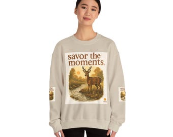 Rustic Nature Sweatshirt for Cozy Moments - Perfect Gift for Nature Lovers, Outdoor Adventures, Fall Fashion, Holidays, Family Gatherings