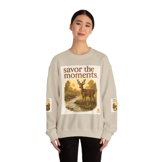 Rustic Nature Sweatshirt for Cozy Moments - Perfect Gift for Nature Lovers, Outdoor Adventures, Fall Fashion, Holidays, Family Gatherings