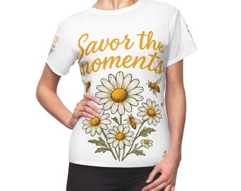 Honey Bee Summer Graphic Tee • Sun Kissed Vibes Women’s Shirt • Lightweight Casual Warm Weather Top • Beach Trips, Daily Relaxed Style