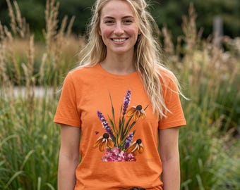 Daisy with a Heart Christian Scripture T-Shirt | Savor the Moments