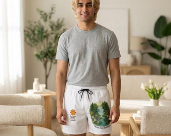 Waterfall Vibe, Savor The Moments Swim Shorts | Men's Mid-Length