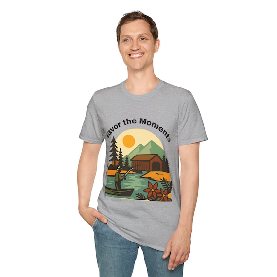 Nature-Inspired Unisex T-Shirt, Relaxed Vibes for Outdoor Lovers, Perfect Gift for Adventurers, Ideal for Camping & Nature Days, Savor [...]