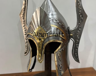 18 gauge Gondor Fountain Armor Steel costume  Helmet